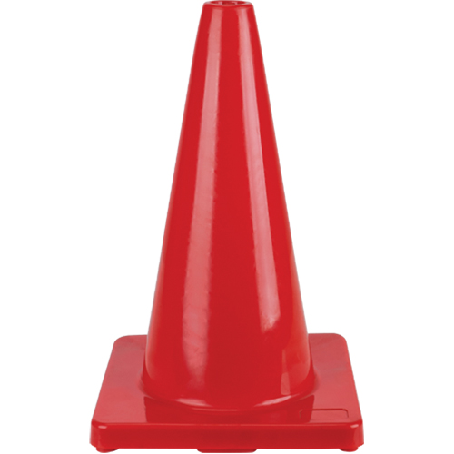C&ocirc;ne de couleur pour la signalisation, 18", Rouge CSL Industriel Inc.
