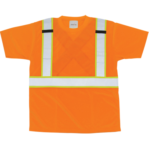 T-shirt conforme &agrave; la CSA, Polyester, Moyen, Orange CSL Industriel Inc.