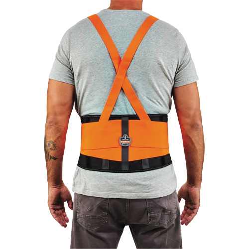ProFlex 100HV Economy Spandex Hi-Vis Back Support Brace, Elastic, X-Small CSL Industriel Inc.