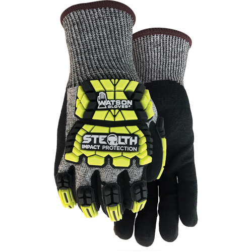 Gants antichocs Stealth Hellcat, Petit, Paume en PEHP, Poignet Poignet en tricot CSL Industriel Inc.