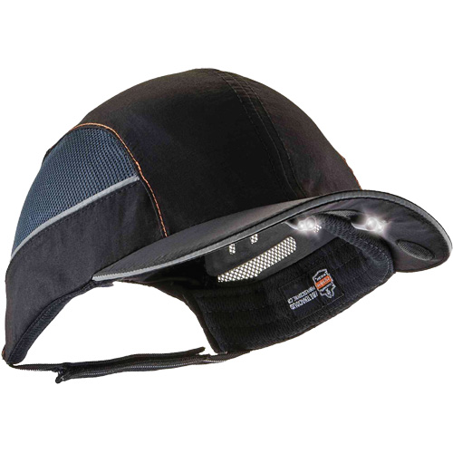 Skullerz&reg; 8960 Short Brim Bump Cap with LED Lighting, Black CSL Industriel Inc.