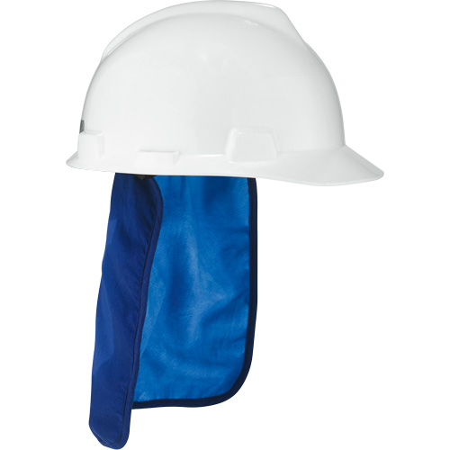 Tampon et voile pour le cou refroidissants pour casque de s&eacute;curit&eacute; Chill-Its 6717CT, Bleu CSL Industriel Inc.