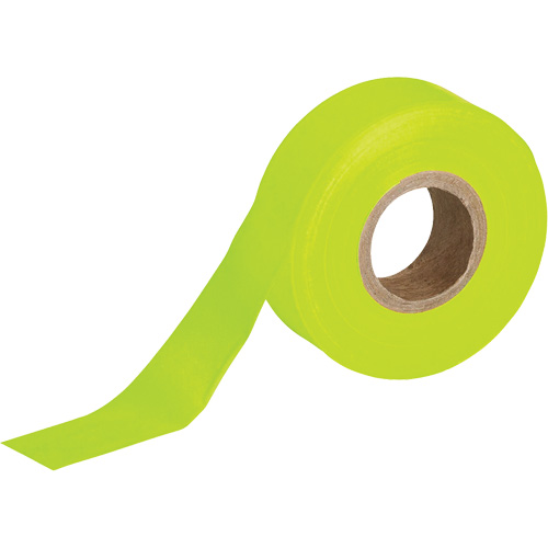 Ruban pour signalisation, 1,188" la x 150' lo, Lime fluorescent CSL Industriel Inc.