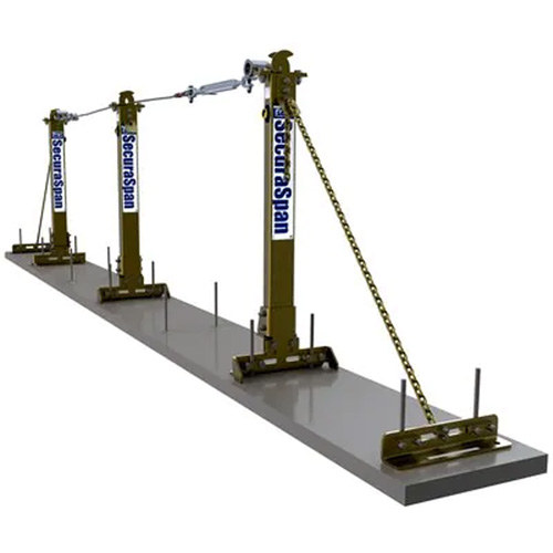 SecuraSpan Loop Rebar Horizontal Lifeline System CSL Industriel Inc.