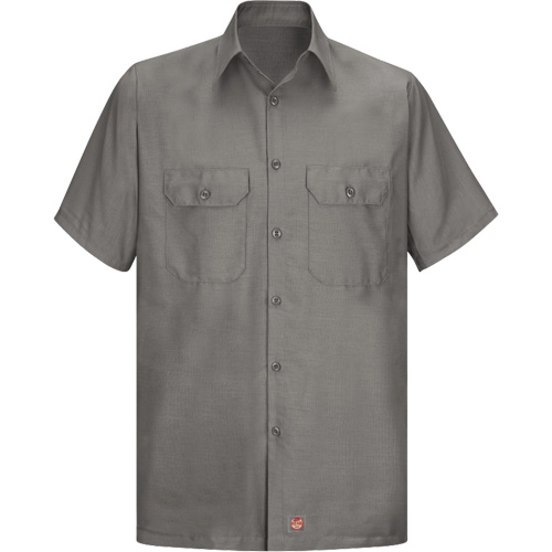Short Sleeve Ripstop Shirt, Men's, 3X-Large, Grey CSL Industriel Inc.