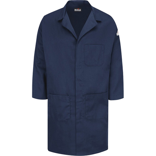 Excel FR&reg; ComforTouch&reg; Lab Coat, Cotton, Large, Navy Blue CSL Industriel Inc.