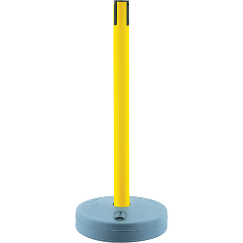 Tensabarrier ext&eacute;rieur - poteaux r&eacute;cepteurs, Hauteur de 37", Jaune CSL Industriel Inc.