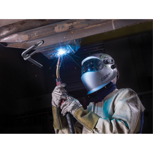 e684 Welding Helmets, 3.94" L x 1.97" W View Area, 4/5 - 13 Shade Range, Silver CSL Industriel Inc.