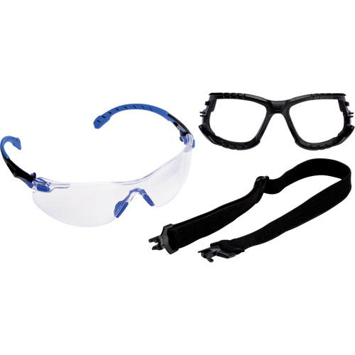 Solus Safety Glasses with Scotchgard Lens Kit, Clear Lens, Anti-Fog, Meets/Exceeds CSA Z94.3 CSL Industriel Inc.