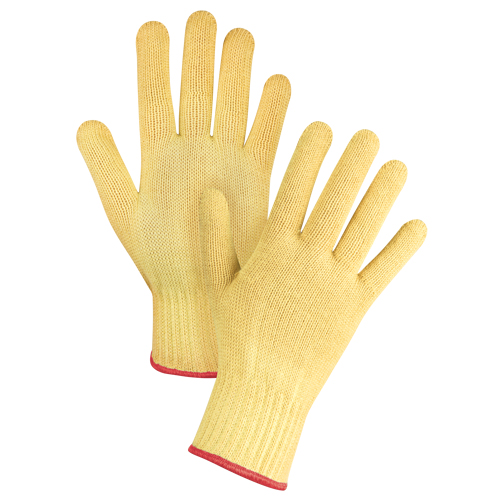 Gants tricot&eacute;s sans couture, Taille Petit/7, Calibre 7, Enveloppe en Kevlar, ASTM ANSI niveau A2/EN 388 niveau 3 CSL Industriel Inc.