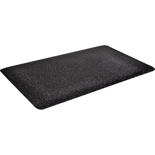 Tapis antimicrobiens WD Foodmaster, Lisse, 2' x 3' x 9/16", Noir, Mousse de vinyle CSL Industriel Inc.