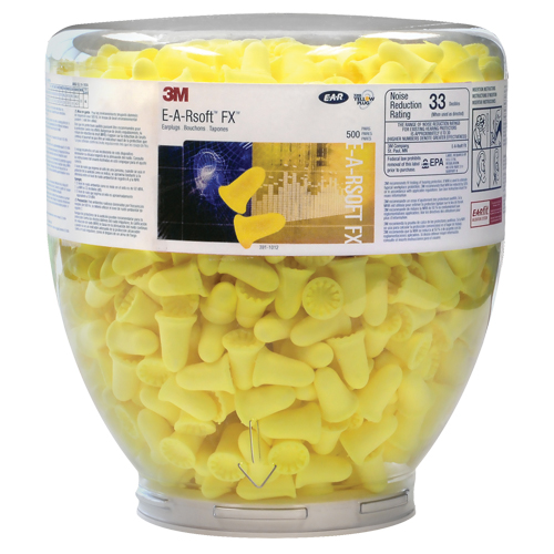 E-A-Rsoft FX Earplugs Dispenser Bottle Refill, Bulk - Canister CSL Industriel Inc.
