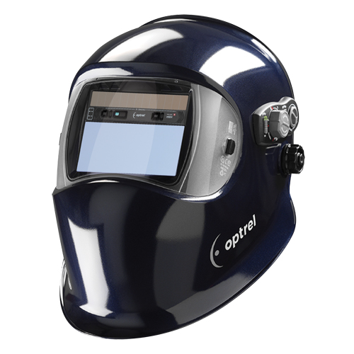 E684 Welding Helmets, 4.25" L x 2" W View Area, 4/5 - 13 Shade Range, Blue CSL Industriel Inc.