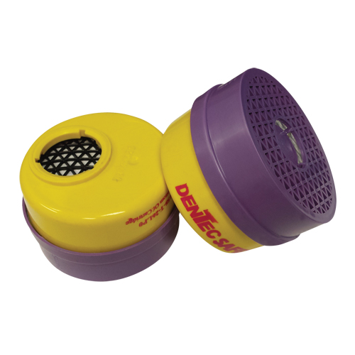 Cartouche pour respirateur, Combinaison cartouche et filtre contre les particules pour gaz/vapeurs, Gaz acide/Vapeur organique/Filtre P100 CSL Industriel Inc.