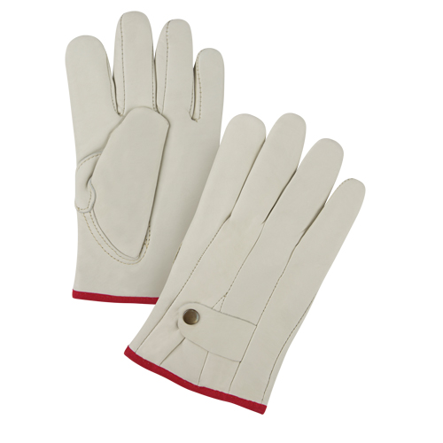 Premiun Winter-Lined Ropers Gloves, Small, Grain Cowhide Palm, Fleece Inner Lining CSL Industriel Inc.