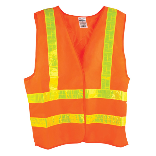 Veste de circulation Dynamic, Orange haute visibilit&eacute;, Moyen, Polyester CSL Industriel Inc.