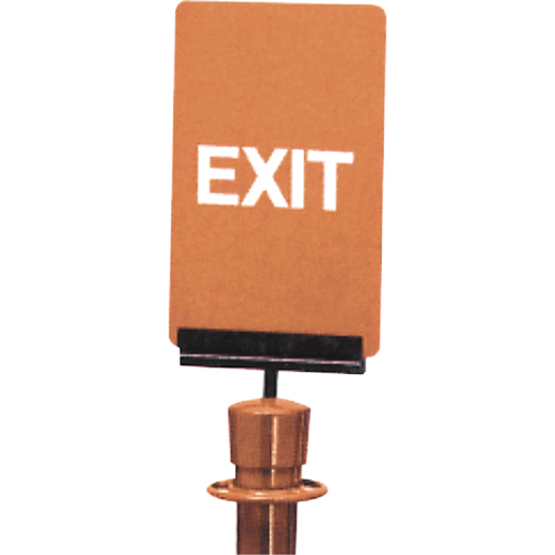 "Exit" Crowd Control Sign, 11" x 7", Plastic, English CSL Industriel Inc.