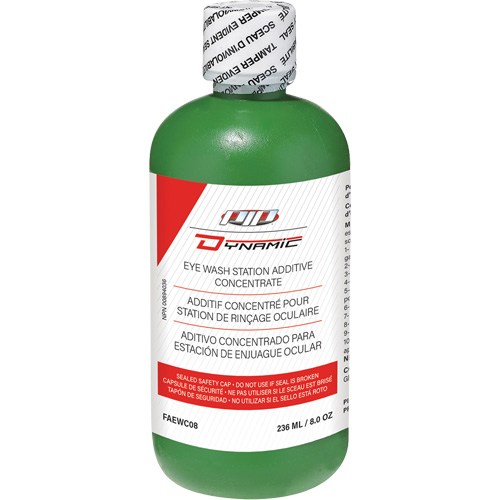 Additif concentr&eacute; pour douche oculaire Dynamic, Bouteille Plein, 8 oz CSL Industriel Inc.