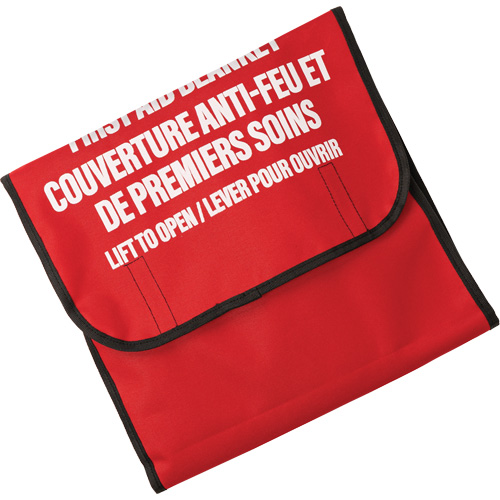 Dynamic Fire Blanket with Nylon Pouch Holder, Wool, 60"L x 71"W CSL Industriel Inc.