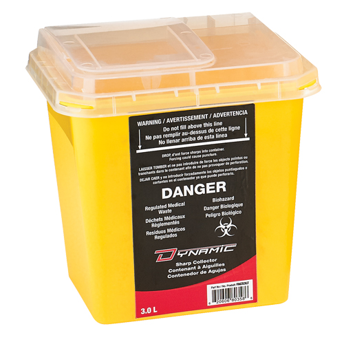 Contenant Sharps Dynamic, Capacit&eacute; de 3 L CSL Industriel Inc.
