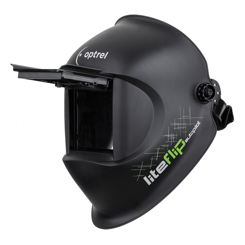 Liteflip Autopilot Welding Helmet, 3.94" L x 1.97" W View Area, 1/5/5 - 14 Shade Range, Black CSL Industriel Inc.