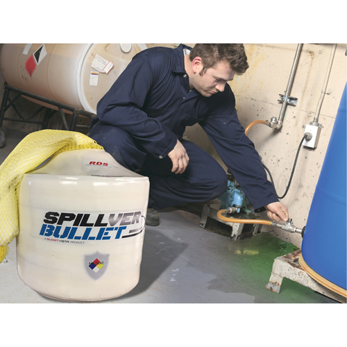 Barrage pour mati&egrave;res dangereuses Spillver Bullet, Mati&egrave;res dangereuses, 50' lo x 5" la, Absorption 14 gal. CSL Industriel Inc.
