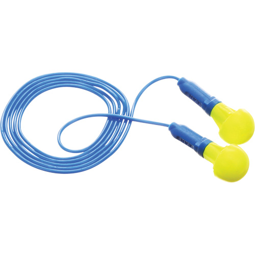 Bouchons d'oreilles E-A-R Push-Ins, Avec cordon, Paire - Sac en poly, 28/23 dB NRR, Taille unique CSL Industriel Inc.