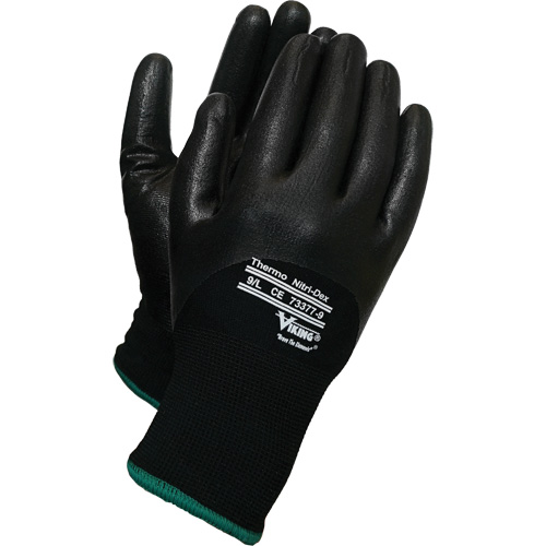 Gants thermiques Nitri-Dex Viking, 8/Moyen, R&ecirc;vetement Nitrile, Calibre 15, Enveloppe en Nylon CSL Industriel Inc.