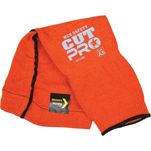 Manches Memphis avec trou pour le pouce, Kevlar, 14", ASTM ANSI niveau A5, Orange CSL Industriel Inc.