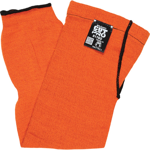Memphis&reg; Sleeves With Thumb Hole, Kevlar&reg;, 18", ASTM ANSI Level A5, Orange CSL Industriel Inc.
