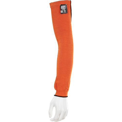 Memphis&reg; Sleeves With Thumb Hole, Kevlar&reg;, 18", ASTM ANSI Level A5, Orange CSL Industriel Inc.