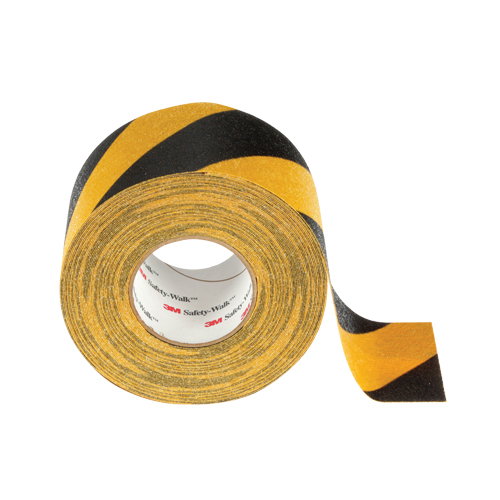 Safety-Walk 600 Series Anti-Slip Tape, 6" x 60', Black & Yellow CSL Industriel Inc.