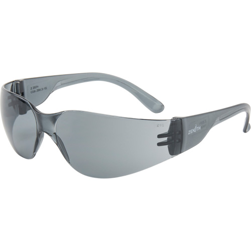 Lunettes de s&eacute;curit&eacute; s&eacute;rie Z600, Lentille Grise/fum&eacute;e, Anti-&eacute;gratignures, ANSI Z87+/R&eacute;pond ou surpasse la norme CSA Z94.3 CSL Industriel Inc.