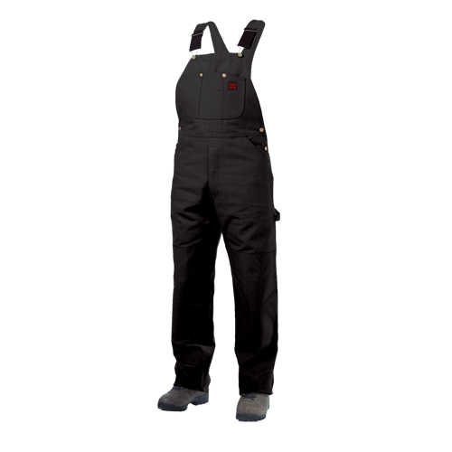 Unlined Duck Overalls, Men's, Large, Black CSL Industriel Inc.