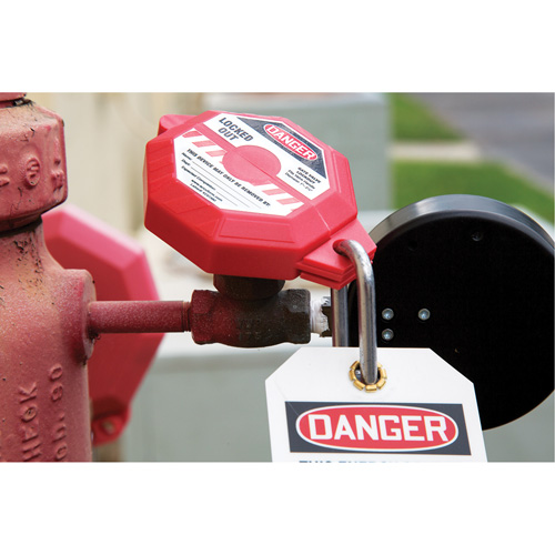 Dispositif de verrouillage de poign&eacute;e de robinet-vanne Stopout, Type Vanne CSL Industriel Inc.