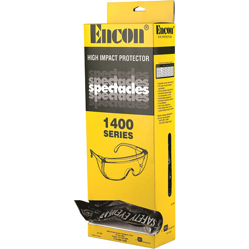 Veratti&reg; Tuff Spec&reg; 1400 Series Safety Glasses with Encon&reg; Dispenser Box, Clear Lens, ANSI Z87+/Meets/Exceeds CSA Z94.3 CSL Industriel Inc.