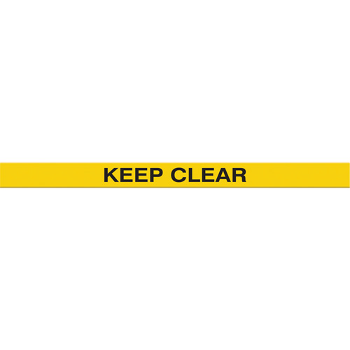 Tough-Mark Heavy-Duty Floor Marking, Rectangle, 48" L x 2" W, Yellow, Polyethylene CSL Industriel Inc.