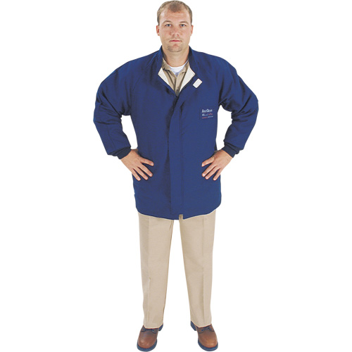 Veste de protection contre l'arc &eacute;lectrique, Moyen, Bleu, 40 cal/cm² CSL Industriel Inc.