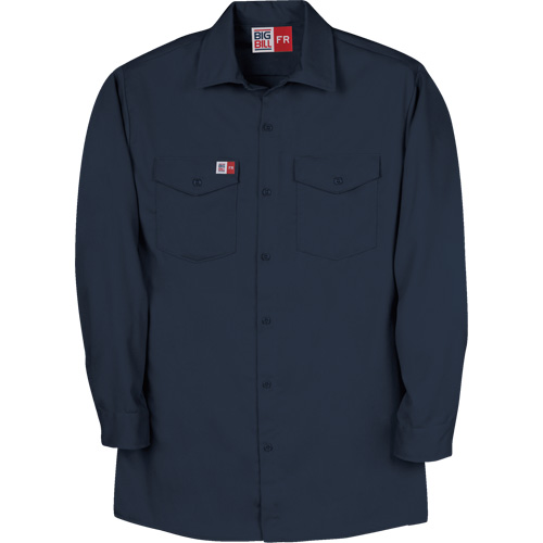 Chemise de travail de protection contre l'arc &eacute;lectrique, Moyen (grande taille), Bleu marin CSL Industriel Inc.