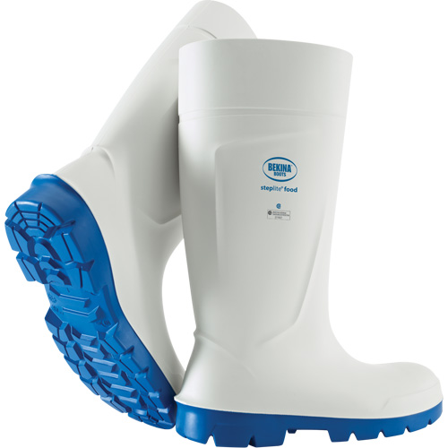 Bekina&reg; Steplite Food Safety Boots, Polyurethane, Steel Toe, Size 4 CSL Industriel Inc.
