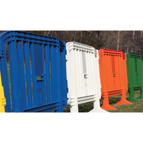 Minit Barricade, Interlocking, 49" L x 39" H, Red CSL Industriel Inc.
