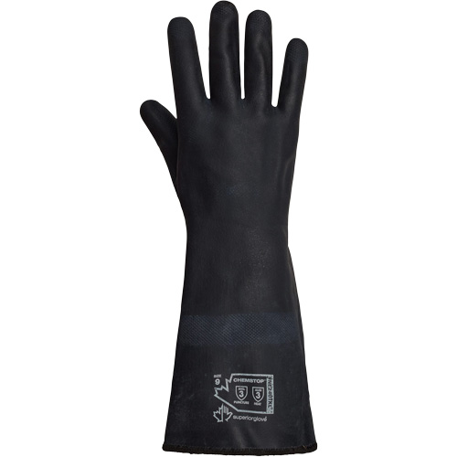 SolvStop Heady-Duty Chemical & Heat-Resistant Gloves, Neoprene, 8, Protects Up To 392° F (200° C) CSL Industriel Inc.