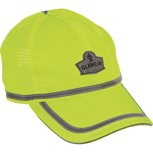 Casquette de baseball haute visibilit&eacute; GloWear 8930, Jaune lime haute visibilit&eacute;, Polyester CSL Industriel Inc.