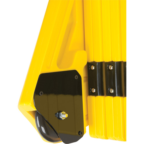 Barri&egrave;re mobile portative, 40" h x 13' lo, Jaune CSL Industriel Inc.