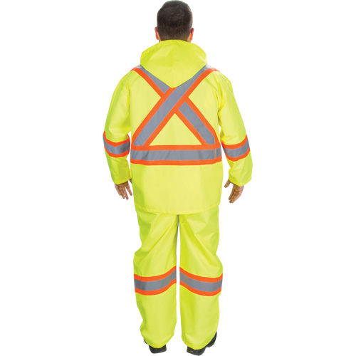 V&ecirc;tements imperm&eacute;ables RZ1000, Polyester, Moyen, Jaune lime haute visibilit&eacute; CSL Industriel Inc.