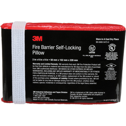 Fire Barrier Self-Locking Pillow CSL Industriel Inc.