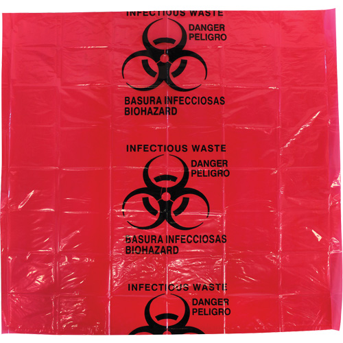Dynamic Hazardous Waste Bags, Infectious Waste, 24" L x 24" W, 12 microns CSL Industriel Inc.