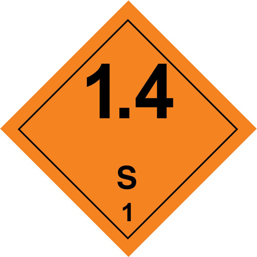 &eacute;tiquettes de manutention de mati&egrave;res dangereuses, 4" lo x 4" la, Noir/orange CSL Industriel Inc.