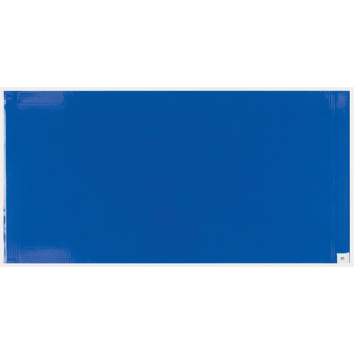 Ensemble de cadre et tapis pelables de salle blanche, &eacute;paisseur 1,57 mils, 24" la, 3-3/4' lo x Bleu CSL Industriel Inc.