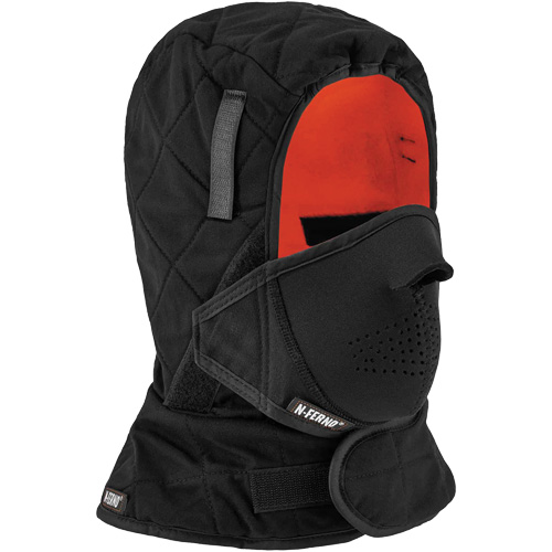 N-Ferno&reg; 3-Layer Winter Hard Hat Liner with Mouthpiece, Fleece Lining, One Size, Black CSL Industriel Inc.